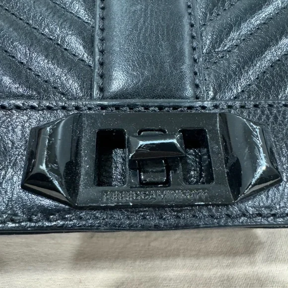 Rebecca Minkoff Chevron Quilted Large Love Crossbody Bag - Picture 4 of 4